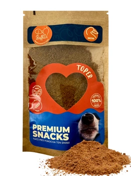 Toper dla psa Suszone mięso mielone - kaczka 100g