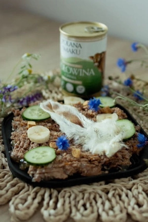 Polana Smaku Mokra karma dla psa Wołowina z dynią 400g 