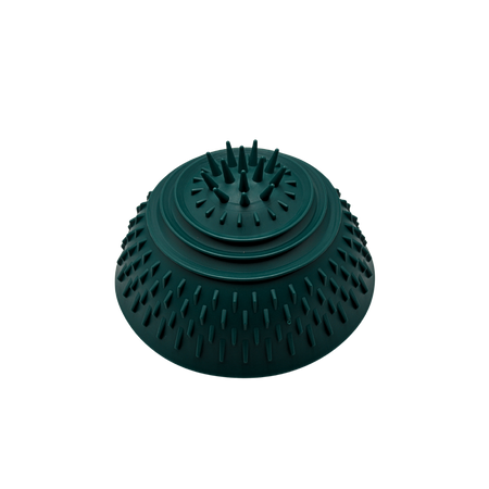 Fiboo - Flip Fiboowl 2w1 z Pokrywką – Dwustronna miska i Mata do Lizania w Jednym | Ø 17 cm | Butelkowa zieleń