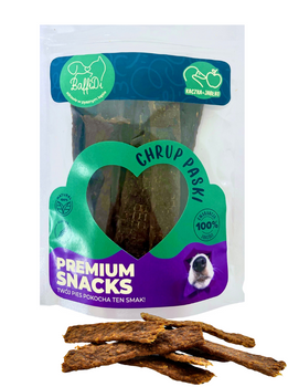 ChrupPaski dla psa - kaczka z jabłkiem 100g