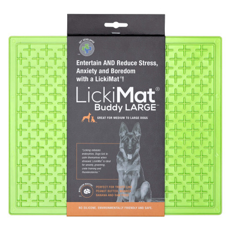 Mata LickiMat® Classic Buddy™ XL zielona - mata do lizania dla psa