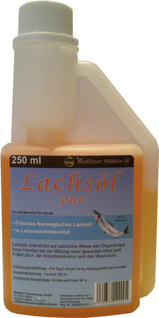 Olej z łososia Wallitzer dla psa 250 ml (Wallitzer Lachsöl PUR)