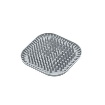 Fiboo - Mata spowolniająca jedzenie dla psa Spiky – Jeżomiska kolor Jasno Szary