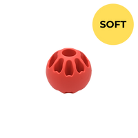 Fiboo - Piłka na smaczki dla psa Snack Fibooll SOFT koralowa ⌀6 cm