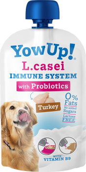 YOW UP! L.Casei Immune System PROBIOTYKI Jogurt dla PSA z indykiem 115g