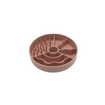 Fiboo - Miska spowalniająca jedzenie dla psa antypoślizgowa Slow Fiboowl Mini Różowa | Ø 15 cm