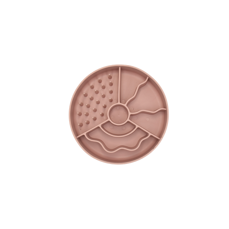 Fiboo - Miska spowalniająca jedzenie dla psa antypoślizgowa Slow Fiboowl Mini Różowa | Ø 15 cm