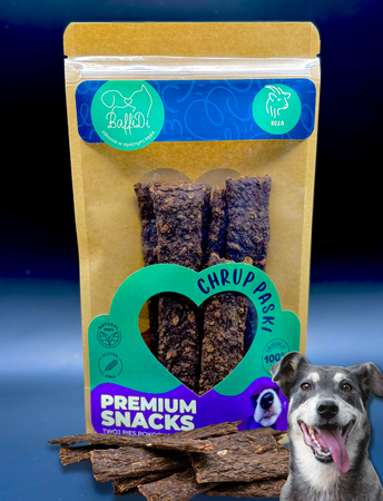 ChrupPaski dla psa - koza 100g