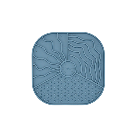 Fiboo Mata do lizania dla psa i kota Lollipop Wally Ciemno niebieska 19x19 cm – funkcjonalna, uspokajająca i ekologiczna