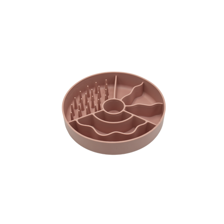 Fiboo - Miska spowalniająca jedzenie dla psa antypoślizgowa Slow Fiboowl Mini Różowa | Ø 15 cm