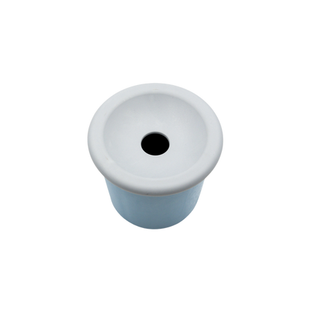 Fiboo - Kubek na karme mokrą dla psa do wylizywania Snack Fibeek Niebieski  + przykrywka z otworem na smaczki