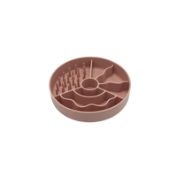 Fiboo - Miska spowalniająca jedzenie dla psa antypoślizgowa Slow Fiboowl Mini Różowa | Ø 15 cm