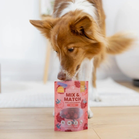 PERRO MIX & MATCH Malina – Liofilizowane Przysmaki Owocowe dla Psa 15g