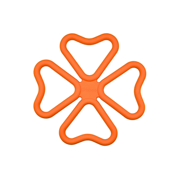 Fiboo - Szarpak dla psa FIBSY pomarańczowy 25 x 25 cm