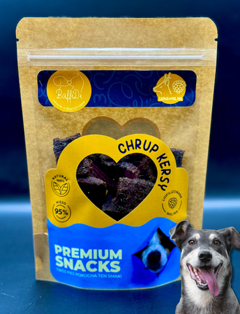 ChrupKersy dla psa - sarna z liofilizowaną maliną 90g