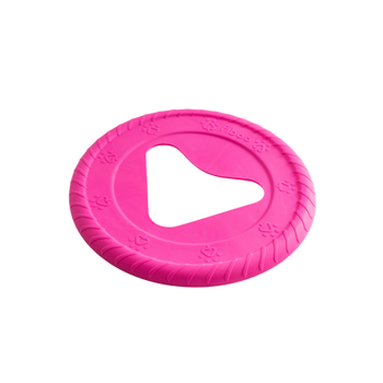 Fiboo - Frisboo – Ekologiczne Frisbee dla Psa 25 cm | Zabawka do Aportowania i Wodnych Zabawy Różowa