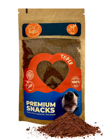 Toper dla psa Suszone mięso mielone - jeleń 200g