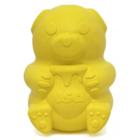 SodaPup Honey Bear Medium żółty - zabawka na smakołyki dla psa