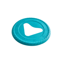 Fiboo - Frisboo – Ekologiczne Frisbee dla Psa 25 cm | Zabawka do Aportowania i Wodnych Zabawy Niebieska