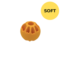 Fiboo - Piłka na smaczki dla psa Snack Fibooll SOFT miodowa ⌀6 cm