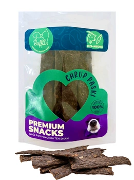 ChrupPaski dla psa - koza z marchwią 100g