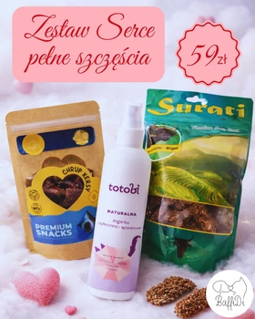 Zestaw Serce Pełne Szczęścia dla psa – Psi Walentynki od BaffiDi