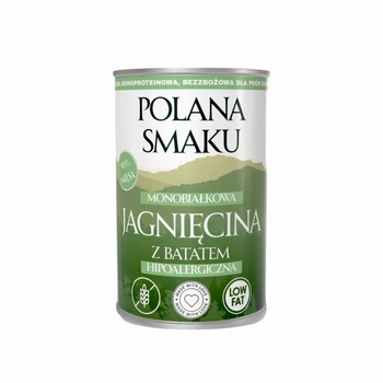 Polana Smaku Mokra karma dla psa Jagnięcina z batatami 400g 