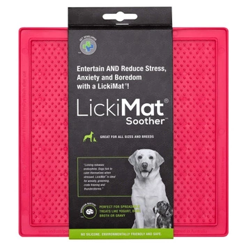 Mata LickiMat® Classic Soother™ różowa - mata do lizania dla psa